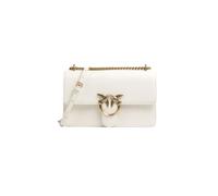 Pinko Love One Classic Borsa a spalla avorio, pelle, donna
