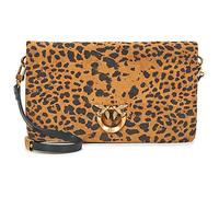 Pinko Borsa a tracolla CLICK SOFT HORIZONTAL MINI in Marrone Unica