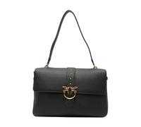 PINKO - Borsa a tracolla in pelle di lusso in nero e oro - - Bags - Donna - Nero - ONE SIZE