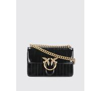 PINKO - Love Bag con Fibbia Taglio Diamante - - Bags - Donna - Nero - ONE SIZE