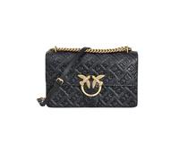 PINKO Love One Borsa a tracolla Pelle 26.5 cm nero-antique gold (TAS022865)