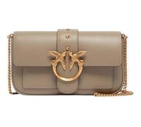 Pinko borsa a tracolla Love One Pocket C Noce - Antique Gold grigio talpa