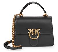 Pinko Borsa a tracolla LOVE ONE TOP HANDLE MINI LIGHT VITELLO SETA in Nero Unica