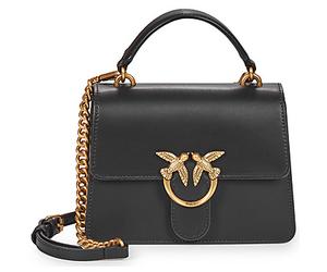 Pinko Borsa a tracolla LOVE ONE TOP HANDLE MINI LIGHT VITELLO SETA in Nero Unica