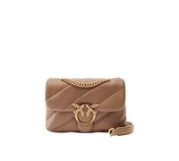 Pinko Love Puff Mini Borsa a spalla marrone, pelle, donna