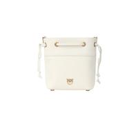 Pinko Borsa a tracolla panna da donna dalla classica forma a secchiello UNI