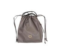 PINKO Slouchy Borsa a tracolla Pelle 31 cm grigio