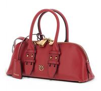 Pinko Borsa Bowling Bag Horizontal Donna Rosso in Pelle di Vitello con Manici e