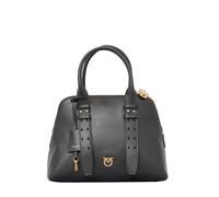 Pinko borsa Bowling Bag Medium in pelle nero UNI