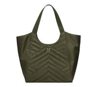 PINKO - Borsa della spesa verde con Love Birds - - Bags - Donna - Verde - ONE SIZE