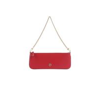 Pinko Borsa Flat Orizzontale in Pelle Rossa con Catena