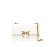 Pinko borsa Love Bag Classic One Simply in pelle bianco latte oro