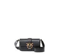 Pinko borsa Love Bag One Mini Slouchy in pelle nero oro