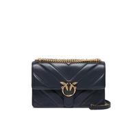 Pinko borsa Love One Classic tripla catena grigio asfalto