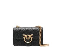 PINKO Love One Borsa a tracolla Pelle 21 cm nero-antique gold (TAS023746)