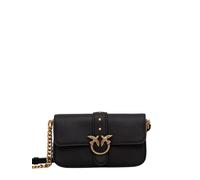 Pinko borsa Love One Slouchy Baby in pelle nero UNI
