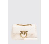 Pinko Love Puff Mini Borsa a spalla beige, pelle di pecora, donna