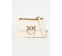 Pinko Love One Mini Borsa a spalla bianco, pelle, donna