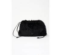 PINKO Borse Donna Nero Pochette e clutch Maxi Clutch in eco pelliccia Autunno in