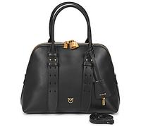 Pinko Borsette BOWLING BAG MEDIUM VITELLO in Nero Unica