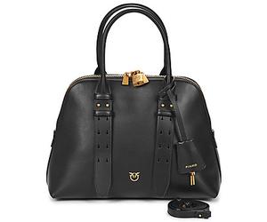 Pinko Borsette BOWLING BAG MEDIUM VITELLO in Nero Unica