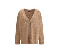 PINKO Bouclé fabric Cardigan with rhinestones - XS