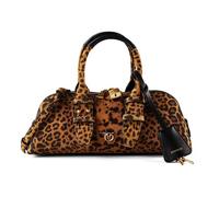 PINKO Bowling Bag Borsetta Pelle 29 cm marrone