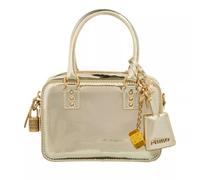 Pinko Bowling Bag Mini Vitello SPECCHIATO, Borsa Donna, ZZLQ_Oro-Antique Gold, One Size