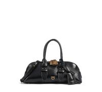 Pinko Bowling Horizontal Borsa a mano nero, pelle granulata, donna