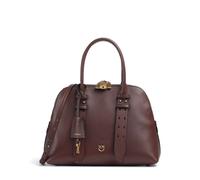 Pinko Bowling Medium Borsa a mano rosso, pelle di vitello finemente grana, donna