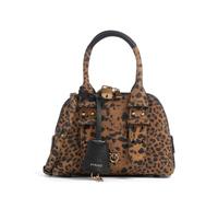 Pinko Bowling Mini Borsa a mano marrone,nero, pelle ruvida, donna