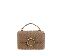 PINKO Brown Calf Leather Bos Taurus Wallet