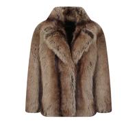 PINKO - Cabano in ecopelliccia Caladenia - - Jackets - Donna - Beige - S