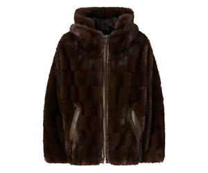 PINKO - Cadetia Cappa Aspen Aspetto - - Jackets - Donna - Marrone - L