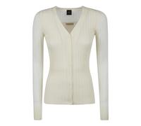 PINKO - Caldo Cardigan Blend WS Silk - - Knitwear - Donna - Bianco - S