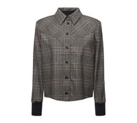 PINKO - Camicia a quadri con polsini alti - - Jackets - Donna - Marrone - L