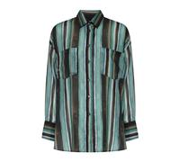 PINKO - Camicia a righe con taschino sul petto - - Blouses & Shirts - Donna - Multicolore - S