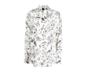 PINKO - Camicia Abbottonata a Maniche Lunghe - - Blouses & Shirts - Donna - Nero - M