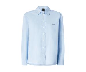 PINKO - Camicia Boxy in Popeline - - Blouses & Shirts - Donna - Blu - L