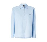 PINKO - Camicia Boxy in Popeline - - Blouses & Shirts - Donna - Blu - XL