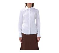 PINKO - Camicia classica in popeline di cotone - - Blouses & Shirts - Donna - Bianco - S