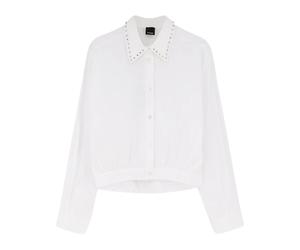 PINKO - Camicia con Colletto a Punta - - Blouses & Shirts - Donna - Bianco - S