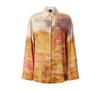PINKO - Camicia Cotone Multicolore Beige Stampa - - Blouses & Shirts - Donna - Multicolore - M