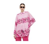 PINKO - Camicia in Cotone a Stampa Floreale - - Blouses & Shirts - Donna - Rosa - S
