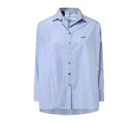 PINKO - Camicia in Popeline di Cotone - - Blouses & Shirts - Donna - Blu - S
