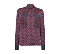 PINKO - Camicia in Satin Stile Aristide - - Blouses & Shirts - Donna - Multicolore - L