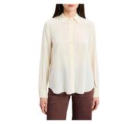 PINKO - Camicia in Seta Lavata Sabbia - - Blouses & Shirts - Donna - Beige - S