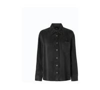PINKO - Camicia in twill di cupro - - Blouses & Shirts - Donna - Nero - M