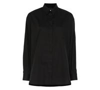 PINKO - Camicia Nera Casual a Maniche Lunghe in Cotone - - Blouses & Shirts - Donna - Nero - L
