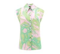 PINKO - Camicia verde senza maniche da donna - - Blouses & Shirts - Donna - Verde - S